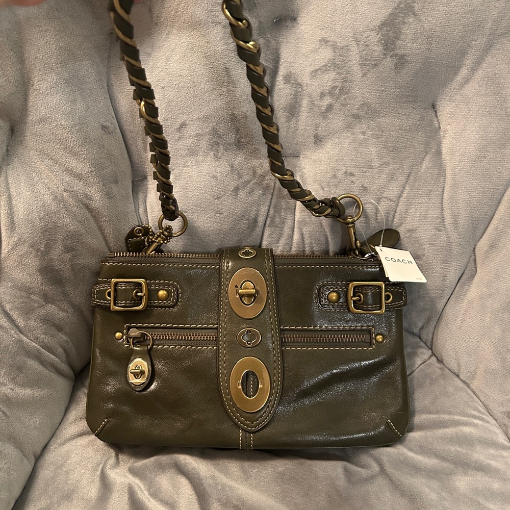 Coach Bridgit legacy 65th Anniversary Edition Shoulder Bag #11622 In Green